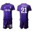 Juventus #21 Pinsoglio Purple Goalkeeper Soccer Club Jersey