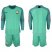 Brazil Blank Green Goalkeeper Long Sleeves Soccer Country Jersey