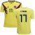 Colombia #17 F.Pardo Home Kid Soccer Country Jersey