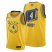 Nike Golden State Warriors #4 Moses Moody Gold Mens 2022 NBA Finals Jersey Mens