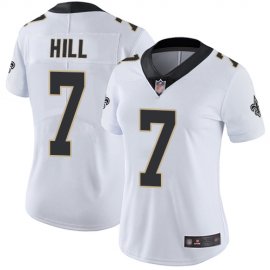 Nike New Orleans Saints #7 Taysom Hill White Womens Stitched NFL Vapor Untouchable Limited Jersey