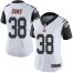 Nike Cincinnati Bengals #38 LeShaun Sims White Womens Stitched NFL Limited Rush Jersey