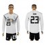 Germany #23 Sane White Home Long Sleeves Soccer Country Jersey
