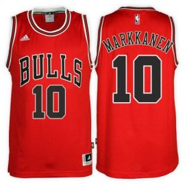Chicago Bulls #10 Lauri Markkanen Road Red New Swingman Stitched NBA Jersey