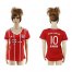 Womens Bayern Munchen #10 Robben Home Soccer Club Jersey