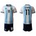 Argentina #11 Di Maria Home Soccer Country Jersey