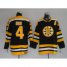 Boston Bruins #4 Bobby Orr Stitched CCM Throwback Black NHL Jersey