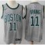 Nike Boston Celtics #11 Kyrie Irving Gray NBA Swingman City Edition Jersey
