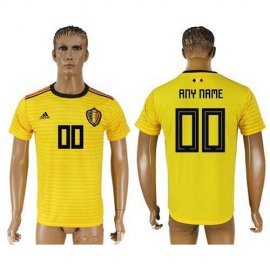 Belgium Personalized Away Soccer Country Jersey