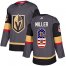 Adidas Vegas Golden Knights #6 Colin Miller Grey Home Authentic USA Flag Stitched NHL Jersey