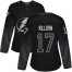 Adidas Tampa Bay Lightning #17 Alex Killorn Black Alternate Authentic Womens Stitched NHL Jersey