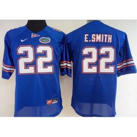 Womens Florida Gators #22 Emmitt Smith Blue Stitched NCAA Jersey