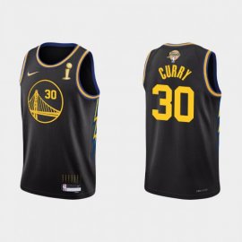 Golden State Golden State Warriors #30 Stephen Curry Mens Nike Black 2021-22 NBA Finals Champions Swingman Jersey Mens