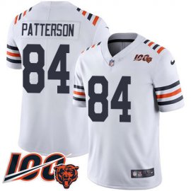 Nike Chicago Bears #84 Cordarrelle Patterson White Alternate Mens Stitched NFL Vapor Untouchable Limited 100th Season Jersey
