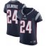 Nike New England Patriots #24 Stephon Gilmore Navy Blue Team Color Mens Stitched NFL Vapor Untouchable Elite Jersey