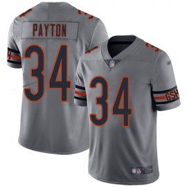 Nike Chicago Bears #34 Walter Payton Silver Mens Stitched NFL Limited Inverted Legend Jersey