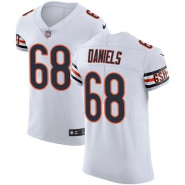 Nike Chicago Bears #68 James Daniels White Mens Stitched NFL Vapor Untouchable Elite Jersey