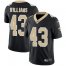 Nike New Orleans Saints #43 Marcus Williams Black Team Color Mens Stitched NFL Vapor Untouchable Limited Jersey