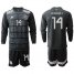 Mexico #14 Hernandez Home Long Sleeves Soccer Country Jersey