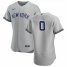 New York Yankees #0 Adam Ottavino Mens Nike Gray Road 2020 Authentic Player MLB Jersey