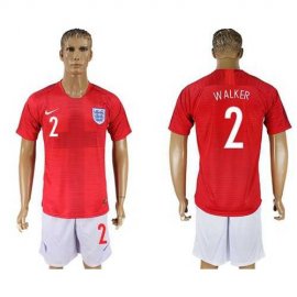 England #2 Walker Away Soccer Country Jersey