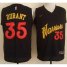 Golden State Warriors #35 Kevin Durant Black Fashion Stitched NBA Jersey