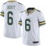 Nike Green Bay Packers #6 JK Scott White Mens Stitched NFL Vapor Untouchable Limited Jersey