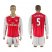 Arsenal #5 Gabriel Red Home Long Sleeves Soccer Club Jersey