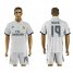 Real Madrid #19 Modric White Home Soccer Club Jersey
