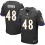 Nike Baltimore Ravens #48 Patrick Queen Black Alternate Mens Stitched NFL New Elite Jersey