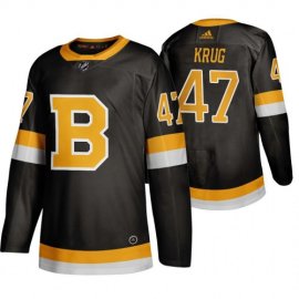 Adidas Boston Bruins #47 Torey Krug Black 2019-20 Authentic Third Stitched NHL Jersey