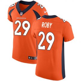 Nike Denver Broncos #29 Bradley Roby Orange Team Color Mens Stitched NFL Vapor Untouchable Elite Jersey