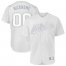 Oakland Athletics Majestic 2019 Players Weekend Flex Base Authentic Roster Custom Jersey White