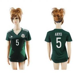 Mexico #5 A.Reyes Home Soccer Country Jersey