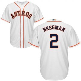 Houston Astros #2 Alex Bregman White Cool Base Stitched Youth MLB Jersey