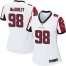 Nike Atlanta Falcons #98 Takkarist McKinley White Womens Stitched NFL Elite Jersey