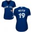 Toronto Blue Jays #19 Paul Molitor Blue Alternate Womens Stitched MLB Jersey