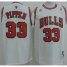 Chicago Bulls 33 Scottie Pippen White NBA Jerseys