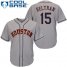 Houston Astros #15 Carlos Beltran Grey Cool Base Stitched Youth MLB Jersey