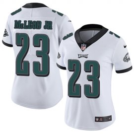 Nike Philadelphia Eagles #23 Rodney McLeod Jr White Womens Stitched NFL Vapor Untouchable Limited Jersey