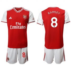 Arsenal #8 Ramsey Home Soccer Club Jersey