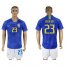 Brazil #23 Ederson Away Soccer Country Jersey