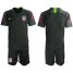 USA Blank Black Goalkeeper Soccer Country Jersey