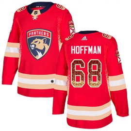 Adidas Florida Panthers #68 Mike Hoffman Red Home Authentic Drift Fashion Stitched NHL Jersey