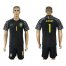 Brazil #1 Alisson Black Goalkeeper Soccer Country Jersey