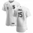 Chicago White Sox #15 Adam Engel Mens Nike White Home 2020 Authentic Player MLB Jersey