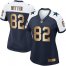 Nike Dallas Cowboys #82 Jason Witten Navy Blue Thanksgiving Throwback Womens Stitched NFL Elite Gold Jersey