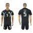 Argentina #5 Gago Away Soccer Country Jersey