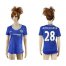 Womens Chelsea #28 Azpilicueta Home Soccer Club Jersey