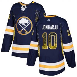 Adidas Buffalo Sabres #10 Henri Jokiharju Navy Blue Home Authentic Drift Fashion Stitched NHL Jersey